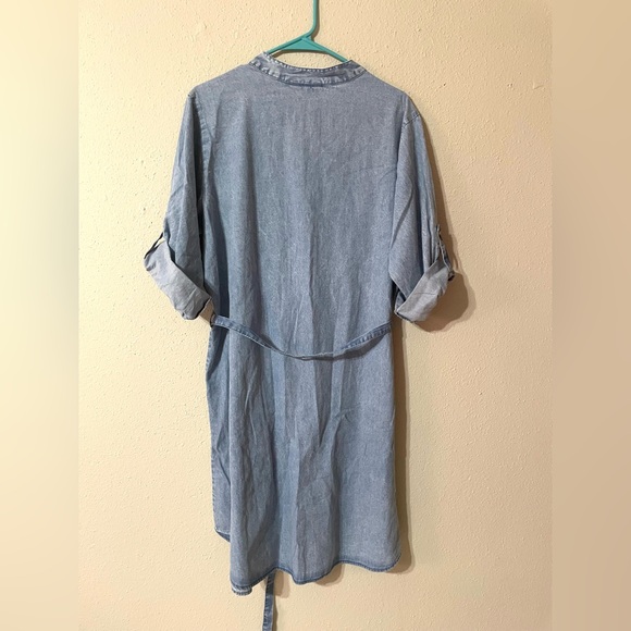 Speed Limit Denim Shirt Dress - Picture 5 of 7